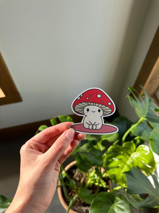 Mushroom Autumn Sticker