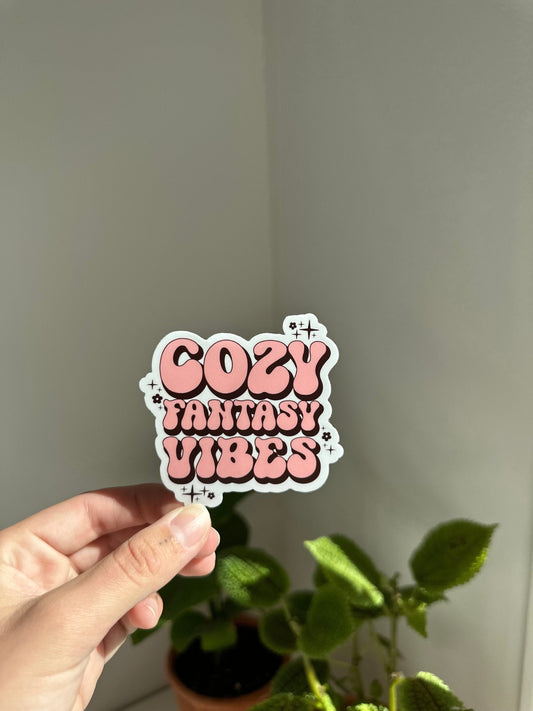 Cozy Fantasy Vibes Sticker
