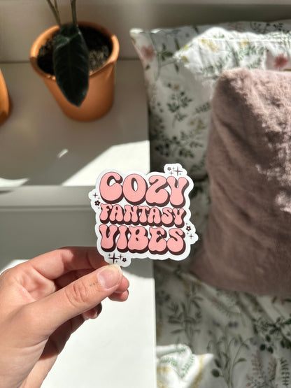 Cozy Fantasy Vibes Sticker