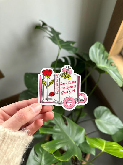 Dear Santa I’ve Been a Good Girl Sticker