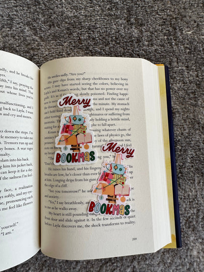 Merry Bookmas Sticker