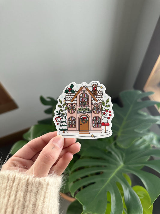 Holiday Bookstore Sticker