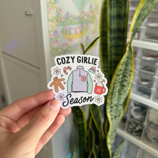 Cozy Girlie Season Sticker