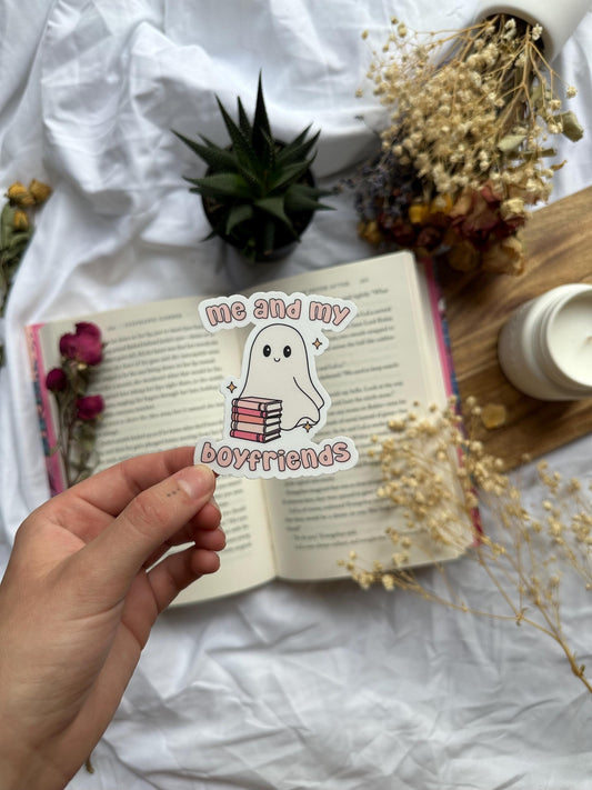Me and My Boyfriends Ghostie Reading Sticker