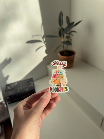 Merry Bookmas Sticker