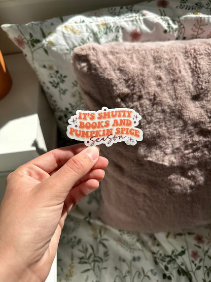 It’s smutty books and pumpkin spice season sticker