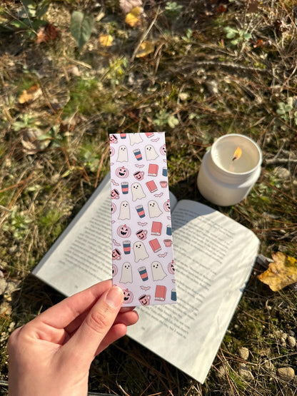 Bookish Ghost Halloween Bookmark