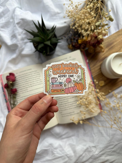 Cozy Bookish Weekend Admit One Ticket