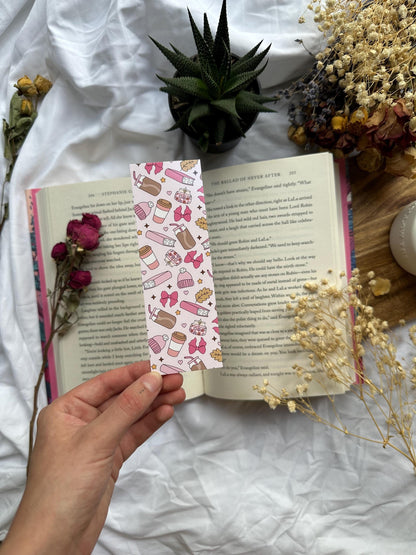 Fall Bookish Vibes Pattern Bookmark