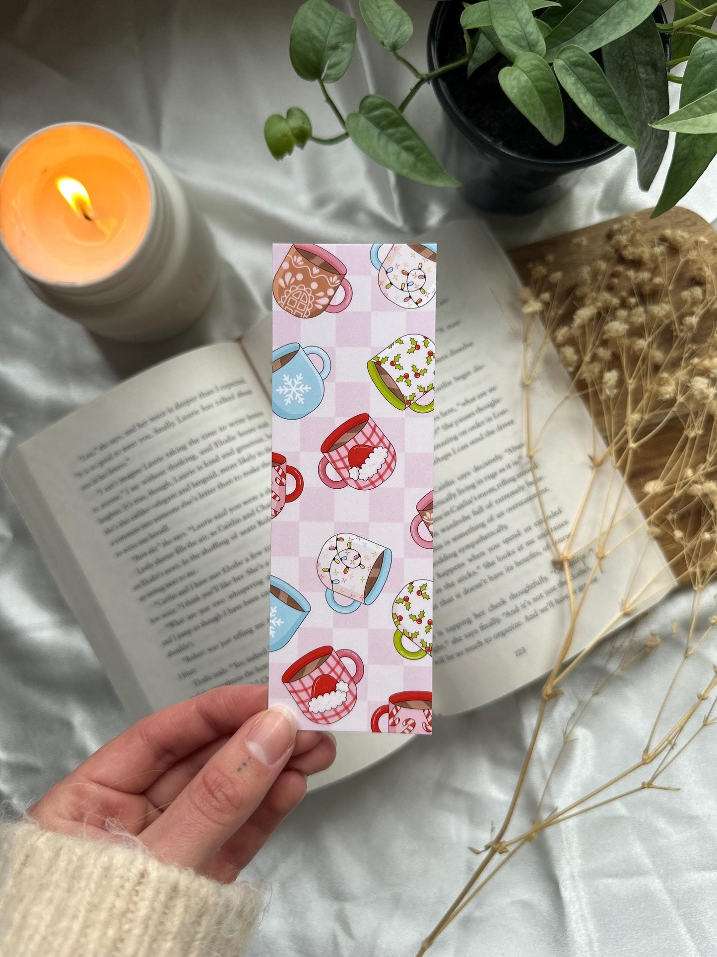 Holiday Mug Pattern Bookmark