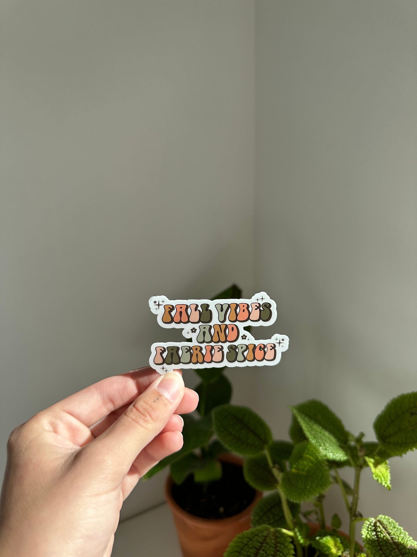 Fall Vibes and Faerie Spice Sticker