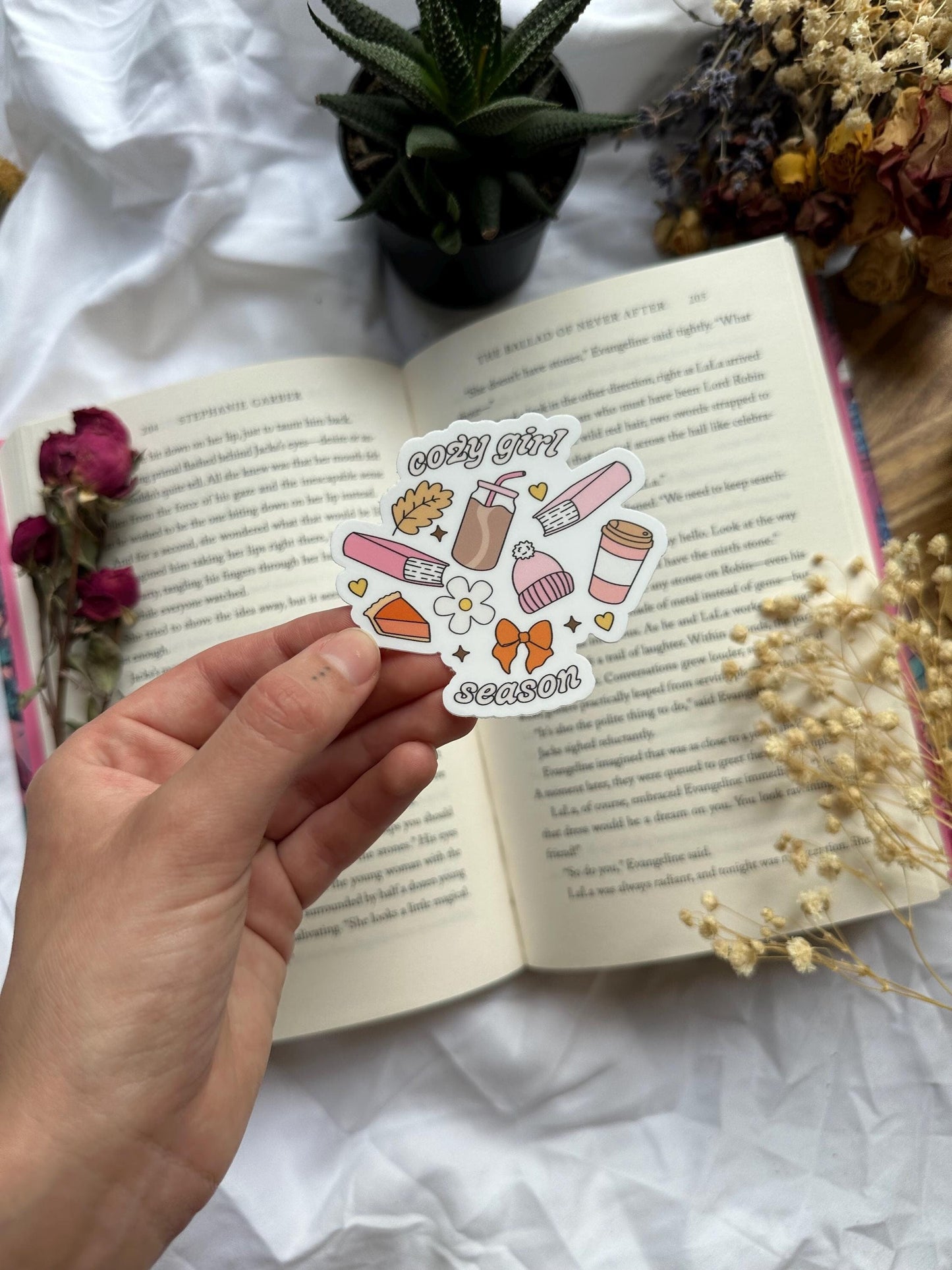 Cozy Girl Season Sticker