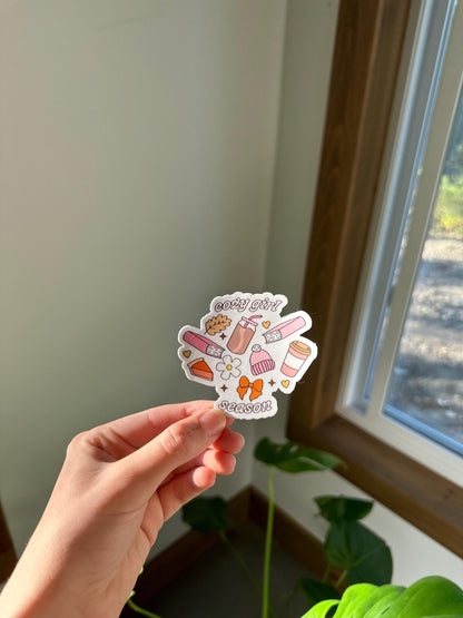 Cozy Girl Season Sticker