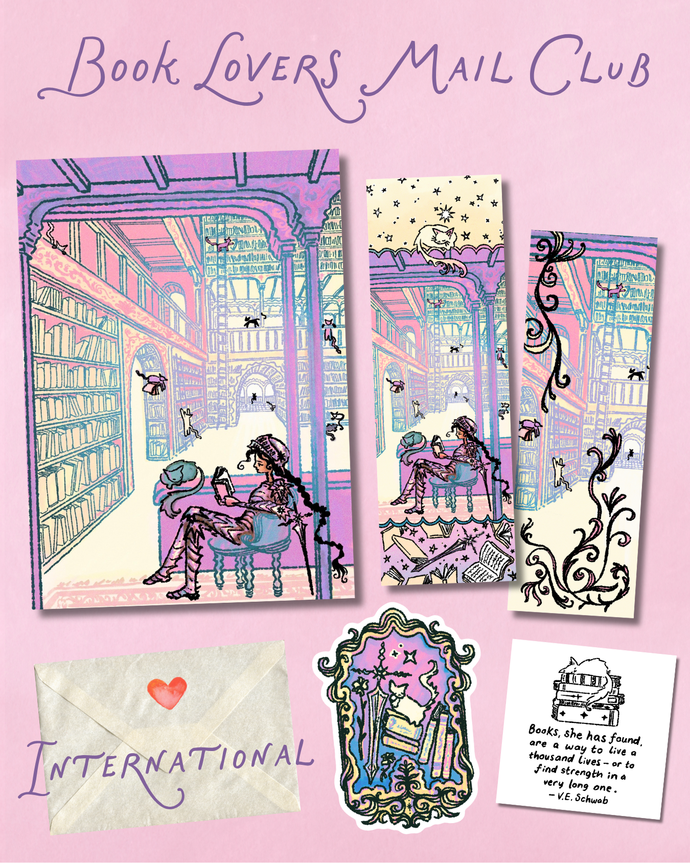 Book Lovers Mail Club - International
