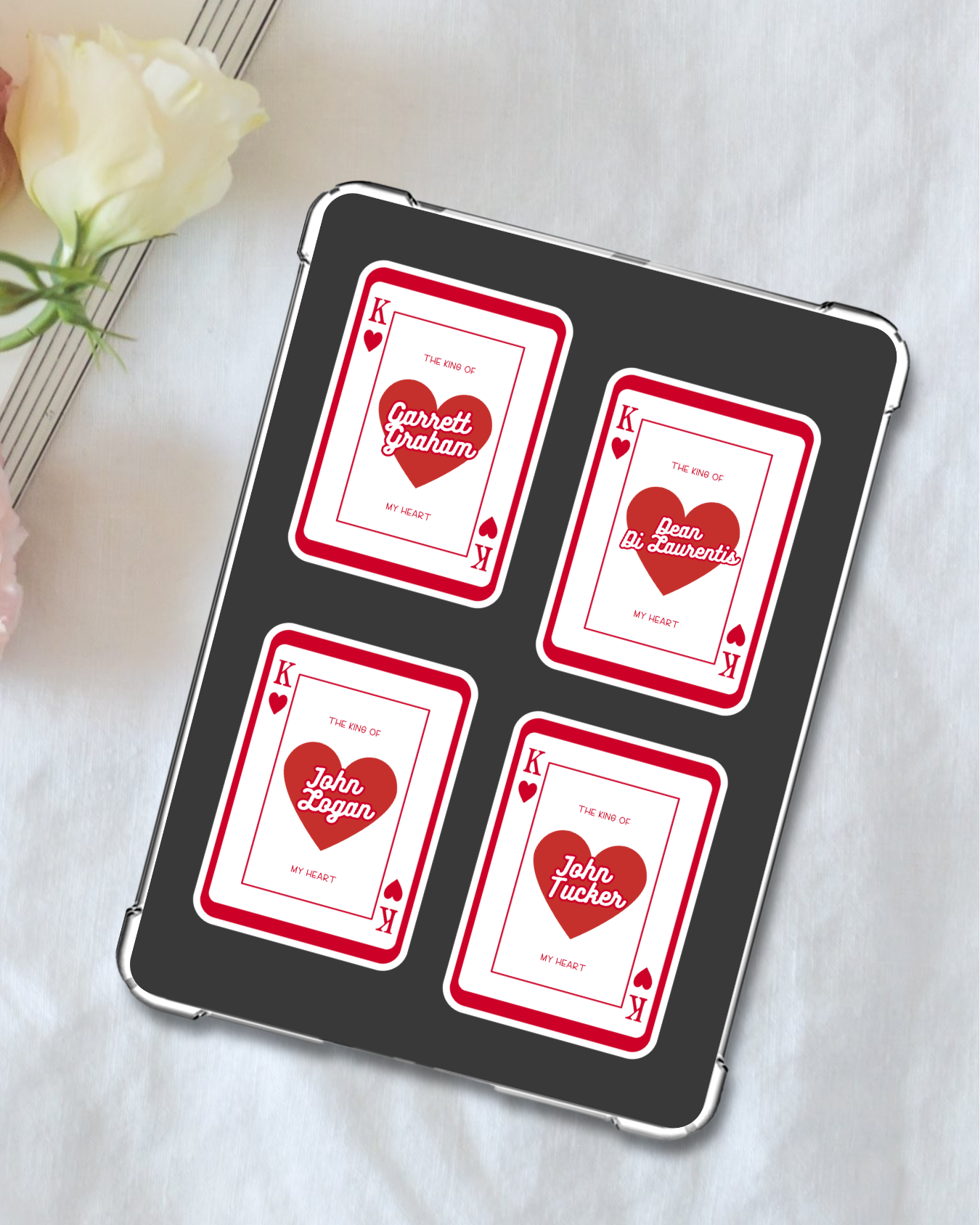 Briar Boys King of my Heart Stickers