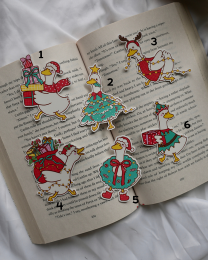 Festive Geese Stickers