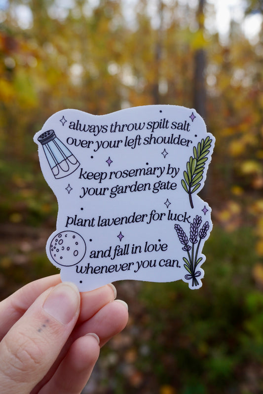Practical Magic Quote Sticker