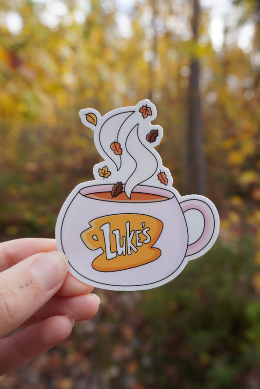 Luke's Coffee Sticker