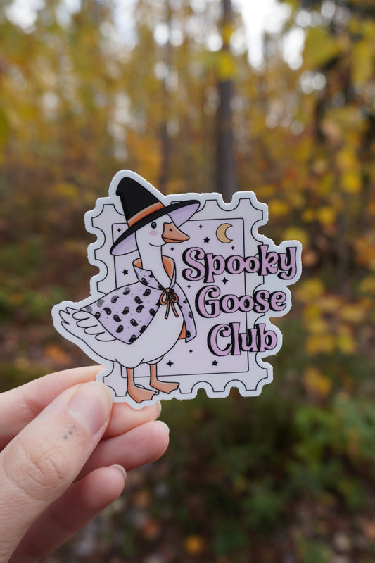 Spooky Goose Club Sticker