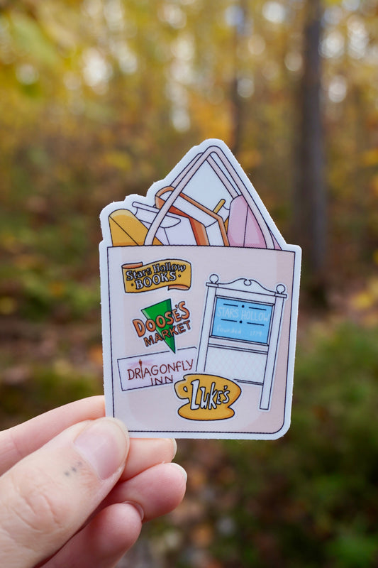 Gilmore Tote Bag Sticker