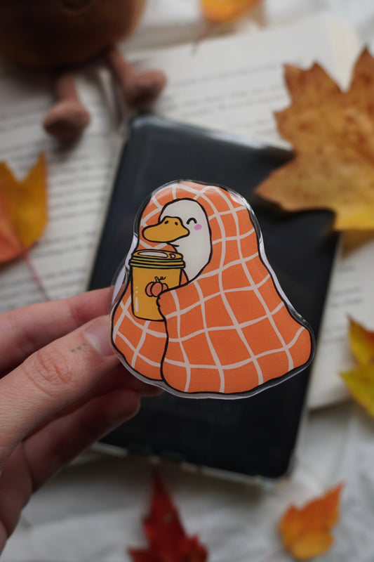 Autumn Duck Magnetic E-reader Grip