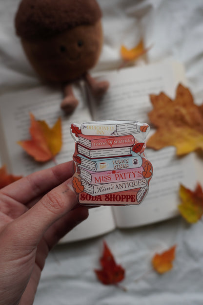 Stars Hollow Book Stack Magnetic E-reader Grip