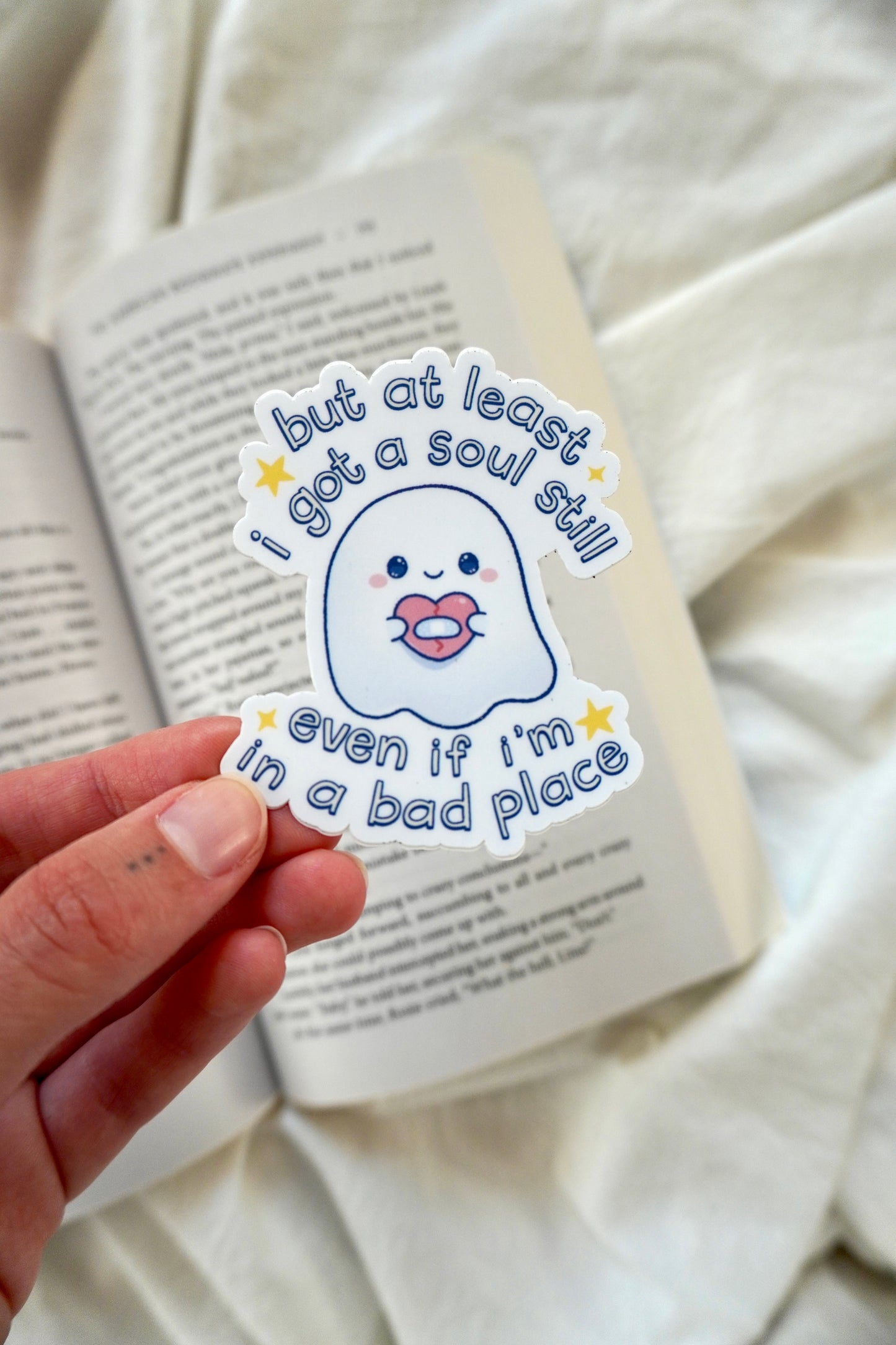 At least I got a soul still ghost sticker