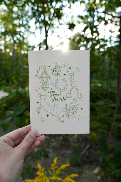Great Divide Double Sided Art Print