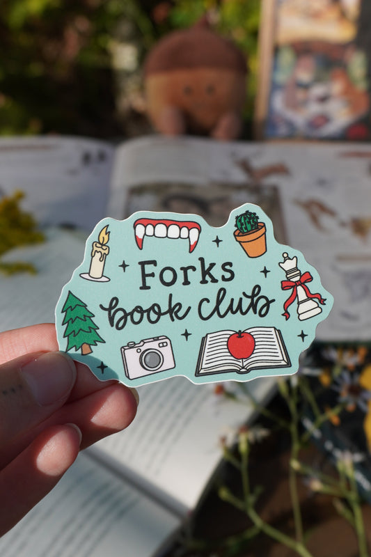 Forks Book Club Sticker