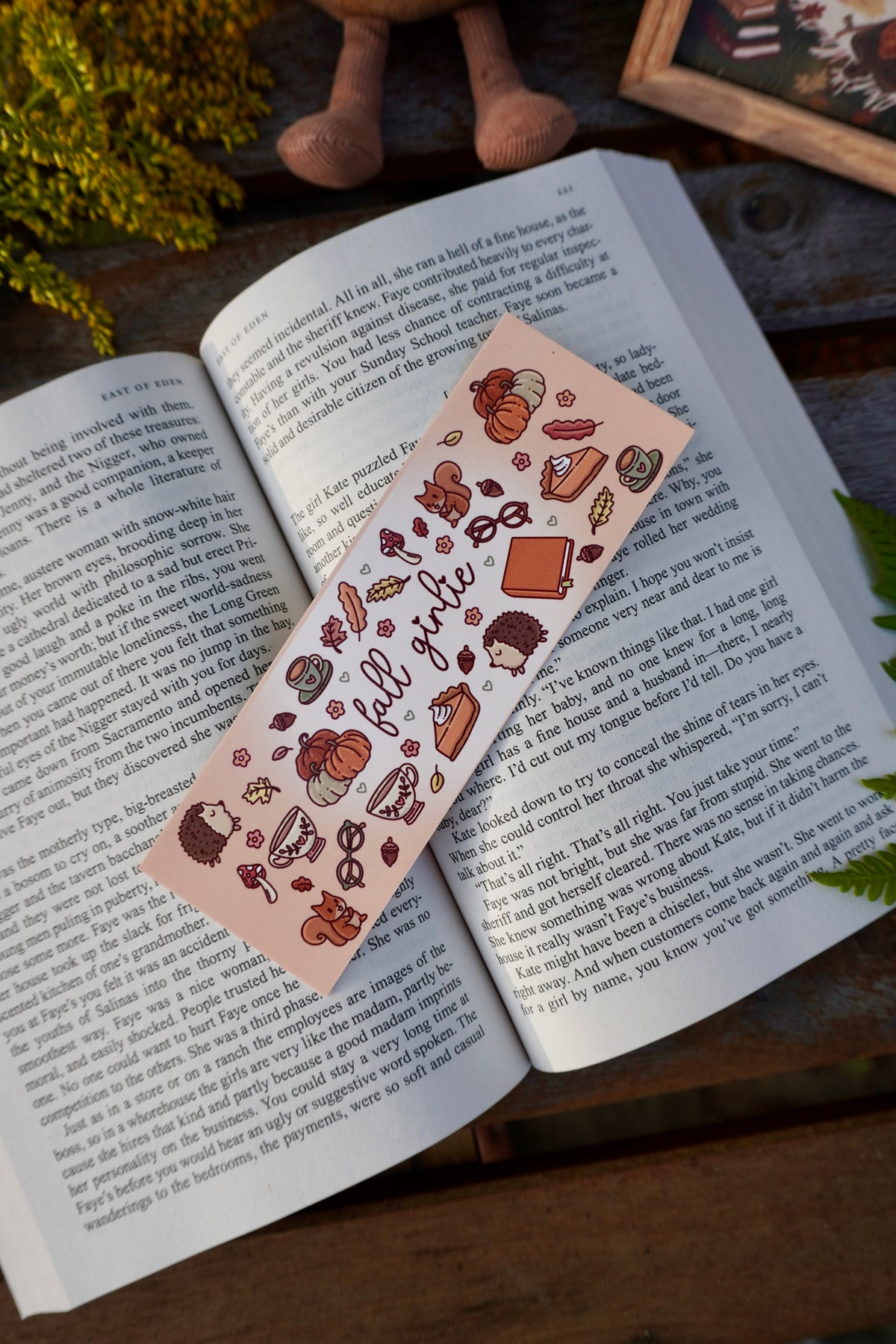 Fall Girlie Bookmark