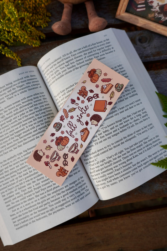 Fall Girlie Bookmark