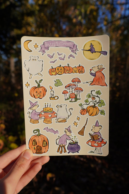 Happy Halloween Sticker Sheet