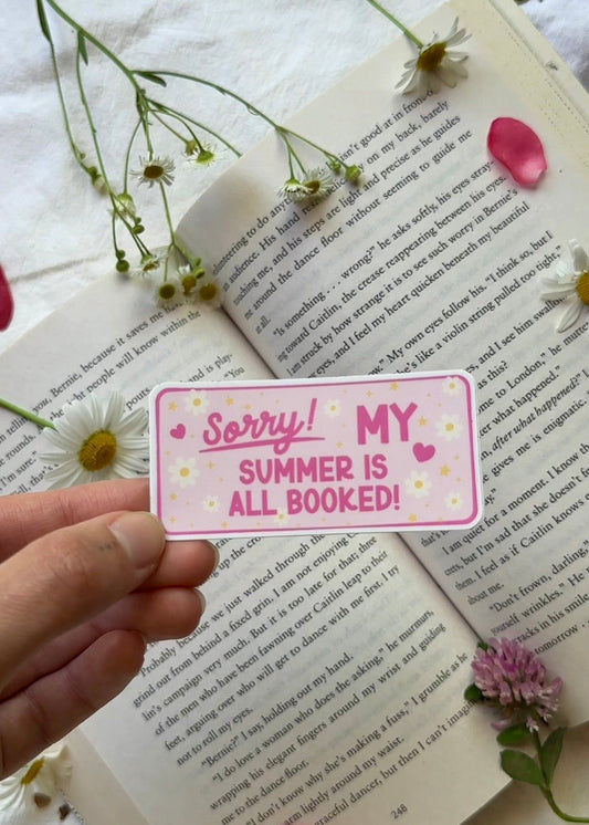 Sorry, my Summer is all Booked Sticker!