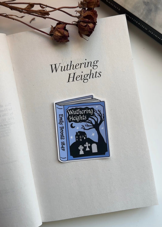 Wuthering Heights Book Cover Sticker