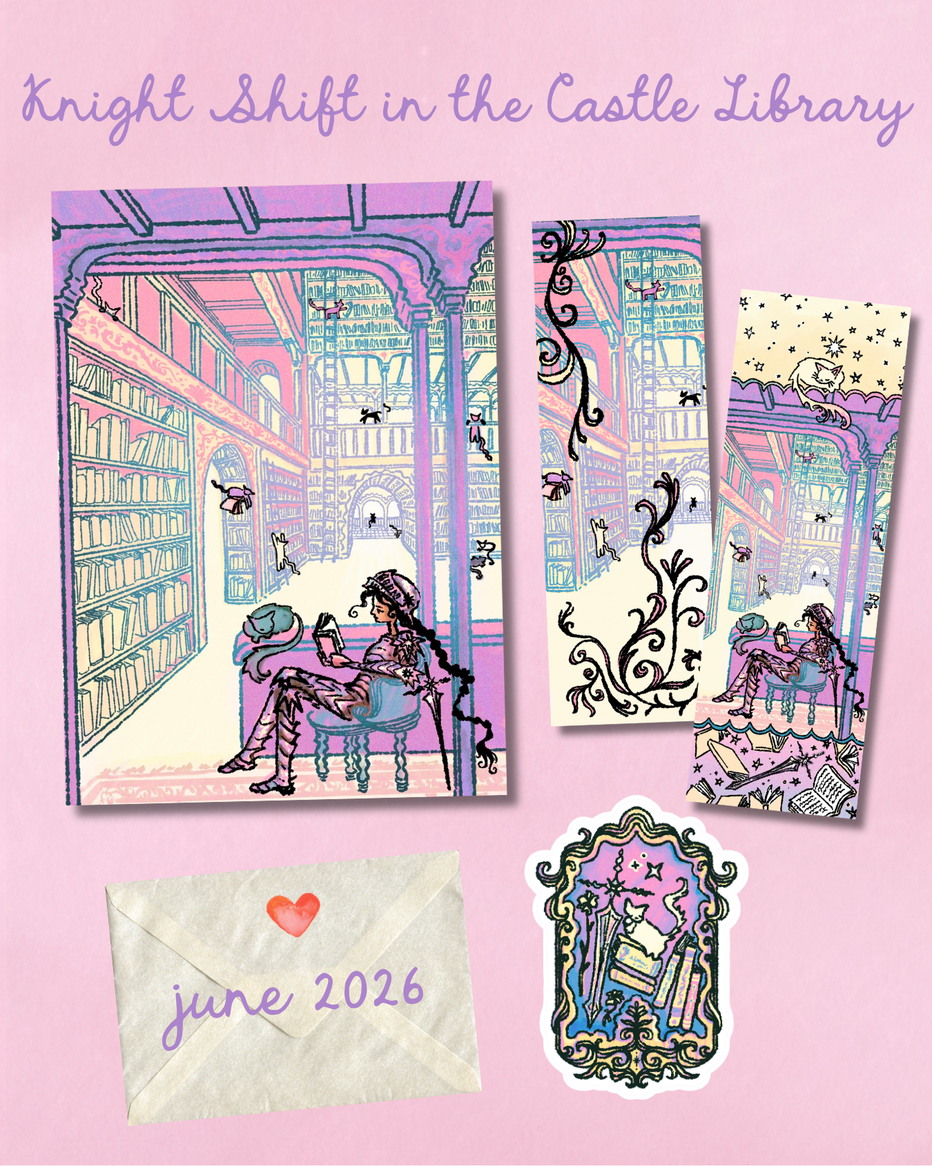 Knight Shift in the Castle Library (June 2026 One-Time Purchase)