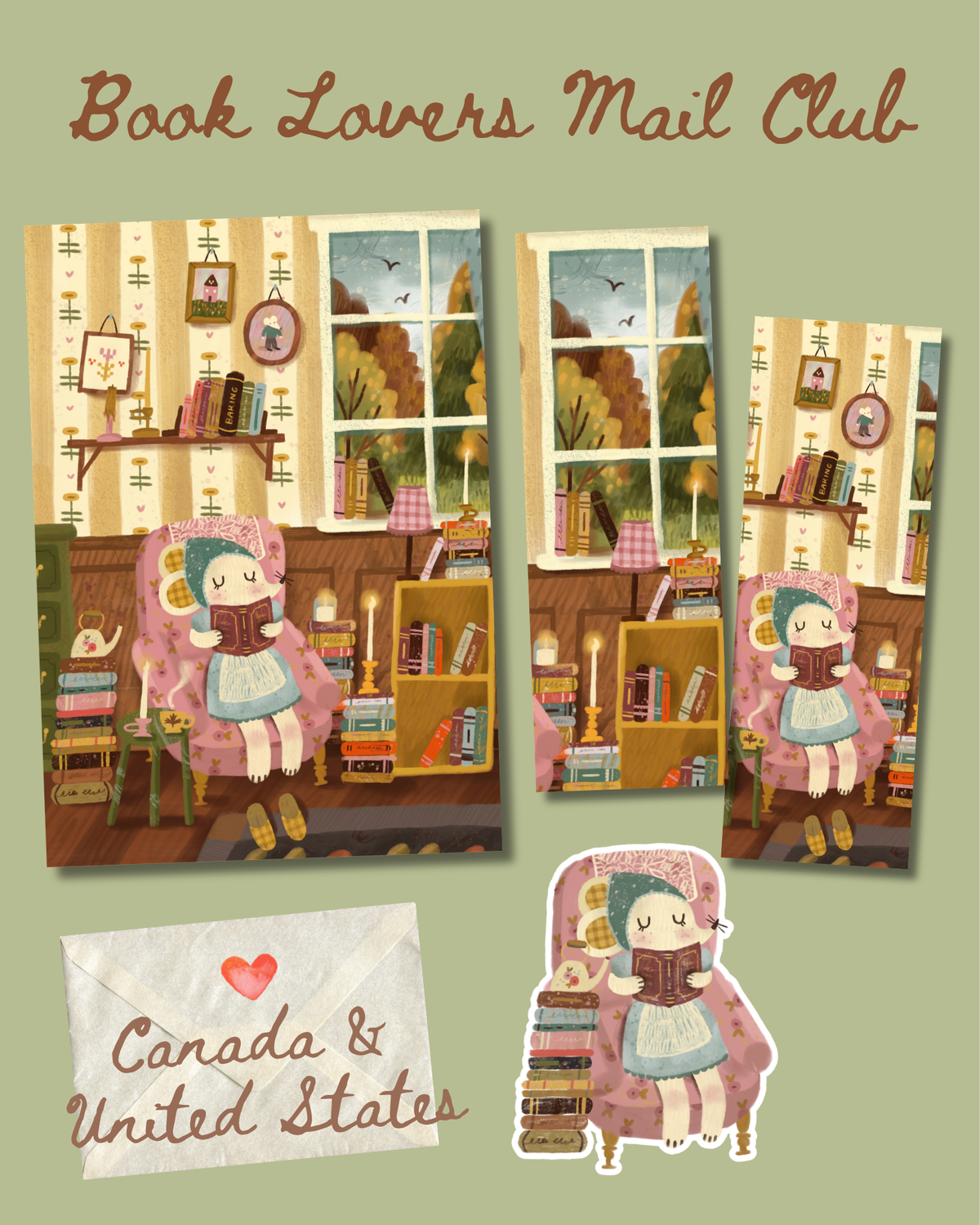 Book Lovers Mail Club - Canada & USA