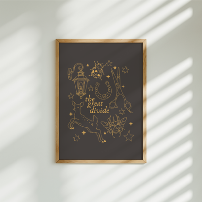 Great Divide Double Sided Art Print