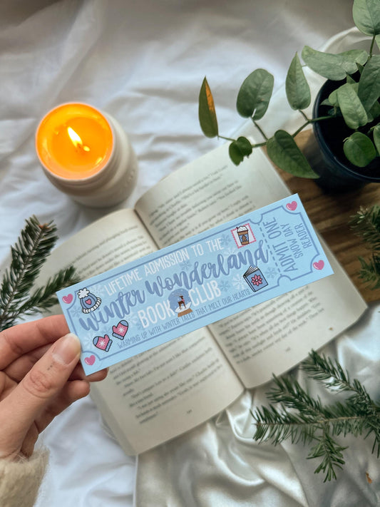 Lifetime Admission to the Winter Wonderland Book Club Bookmark