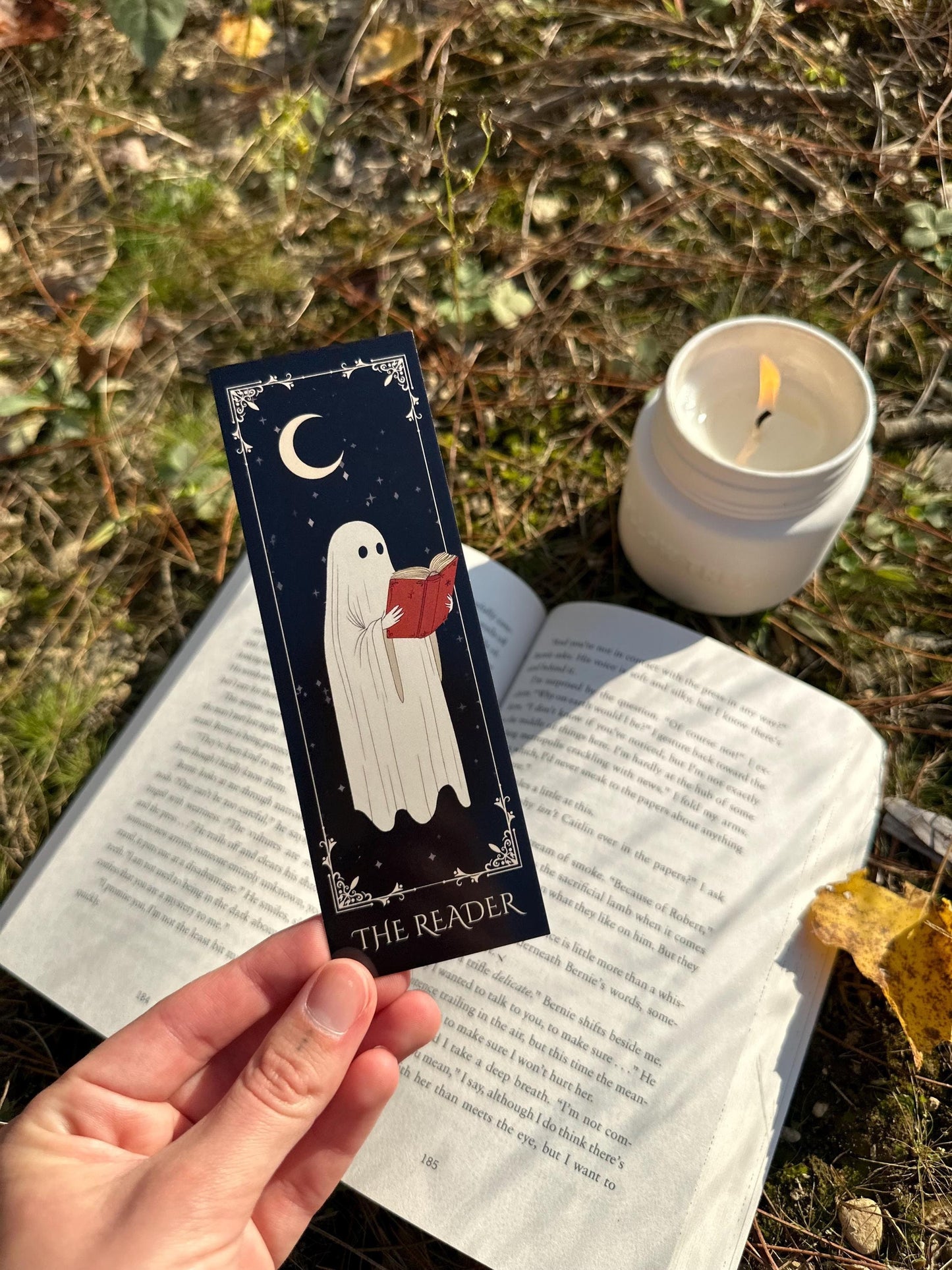 The Reader Ghost Bookmark