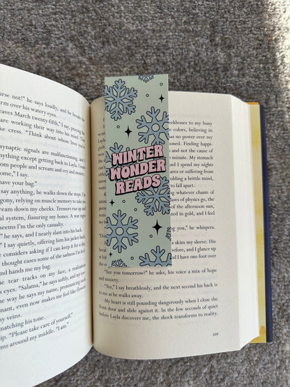 Winter Wonder Reads Bookmark