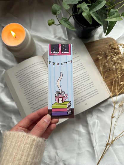 Cozy Winter Reading Bookmark