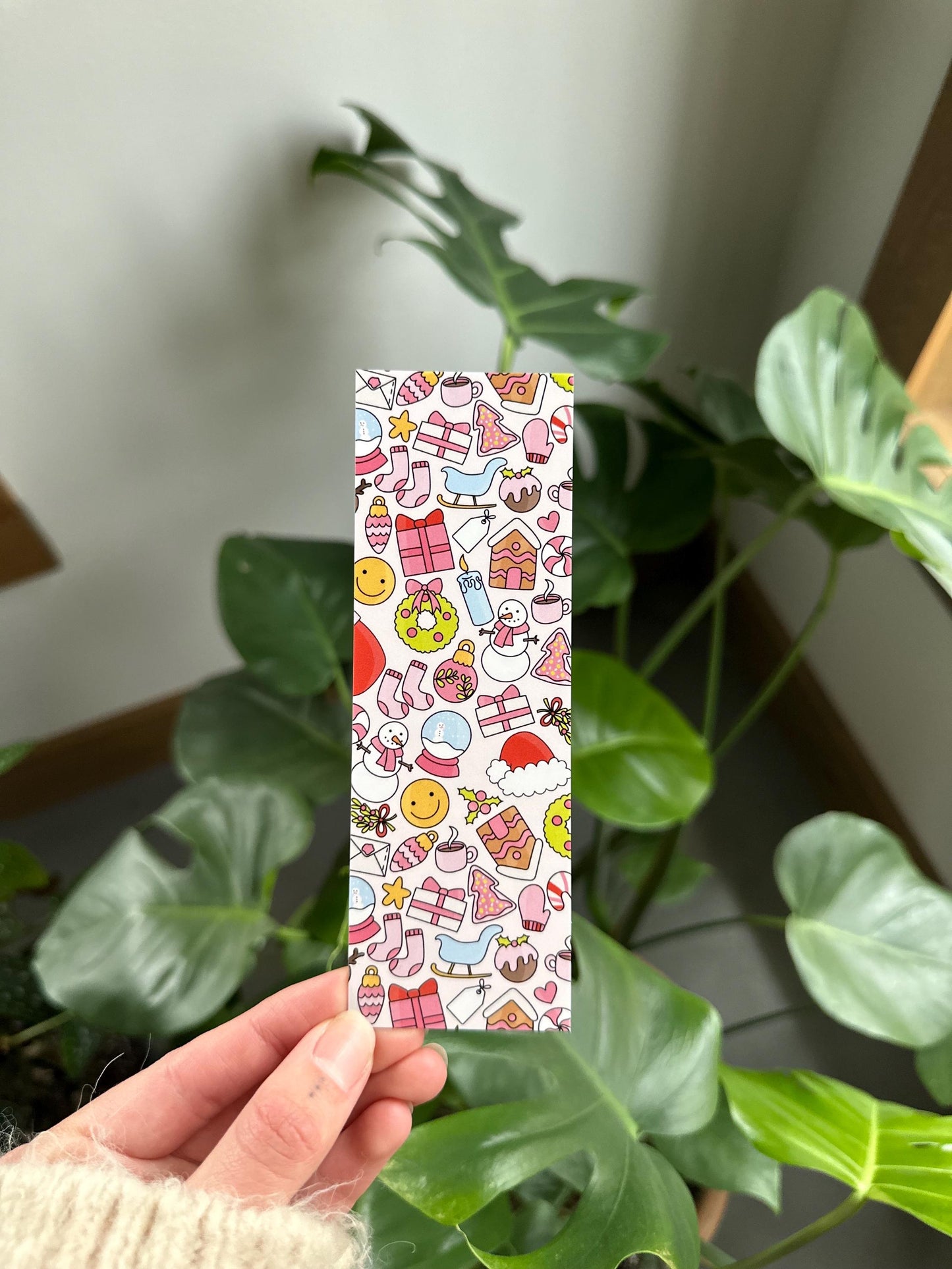 Cozy Holiday Pattern Bookmark