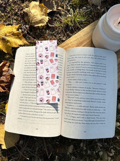 Bookish Ghost Halloween Bookmark