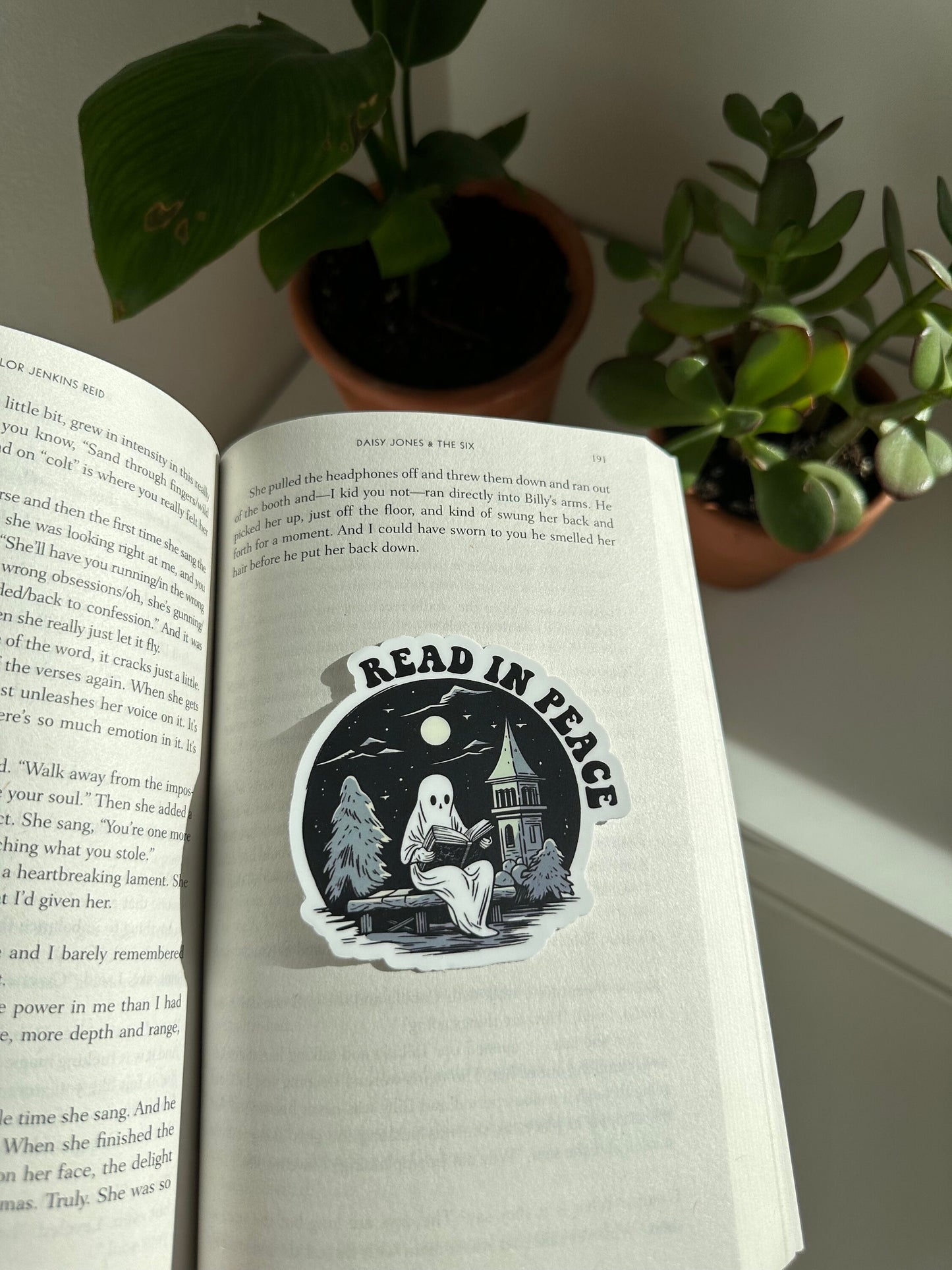 Read in Peace Sticker