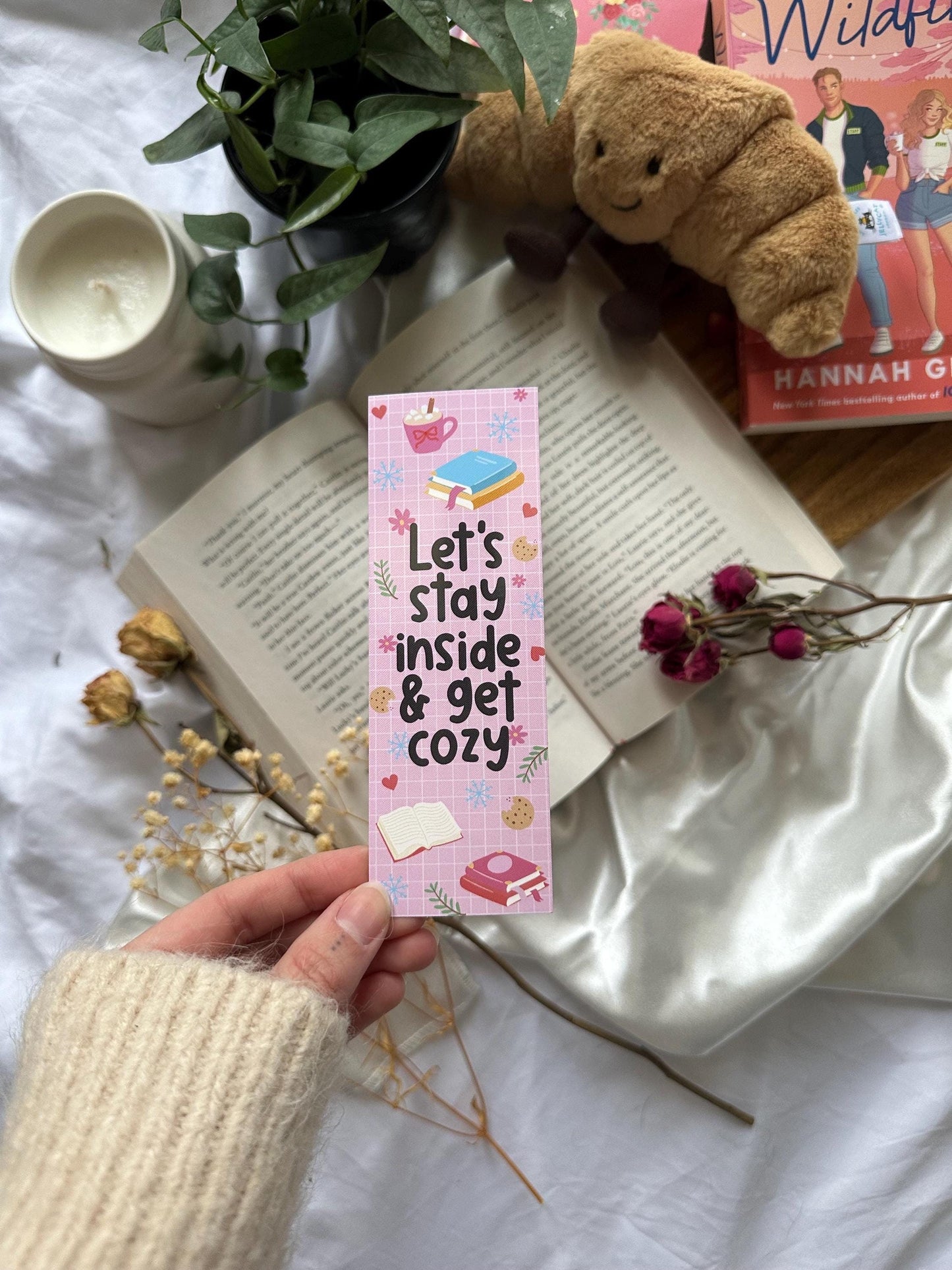 Let's Stay Inside & Get Cozy Bookmark