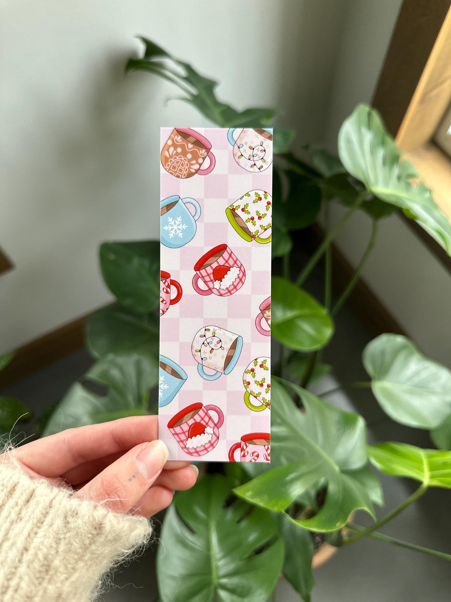 Holiday Mug Pattern Bookmark