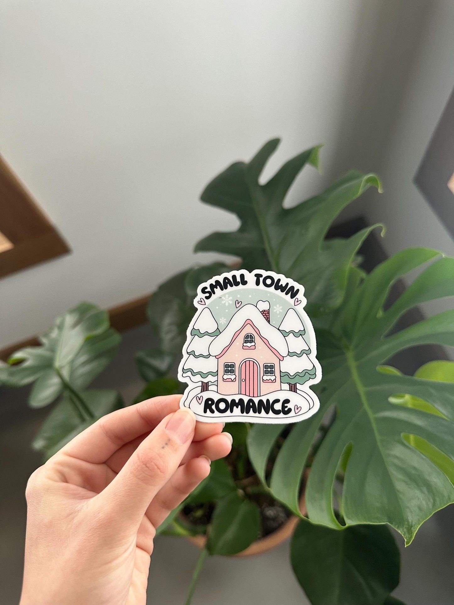 Small Town Winter Romance Sticker
