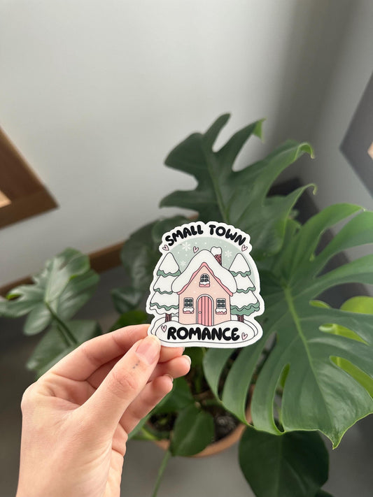 Small Town Winter Romance Sticker