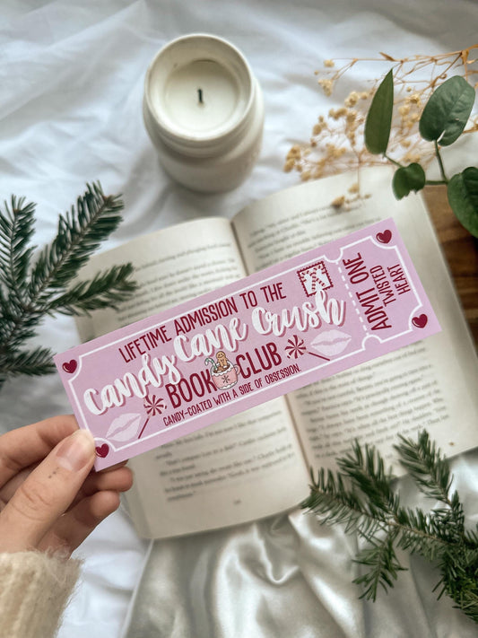 Lifetime Admission to the Candy Cane Crush Book Club Bookmark