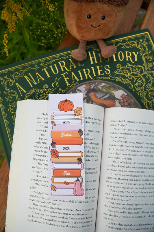 All Booked For Fall Bookmark